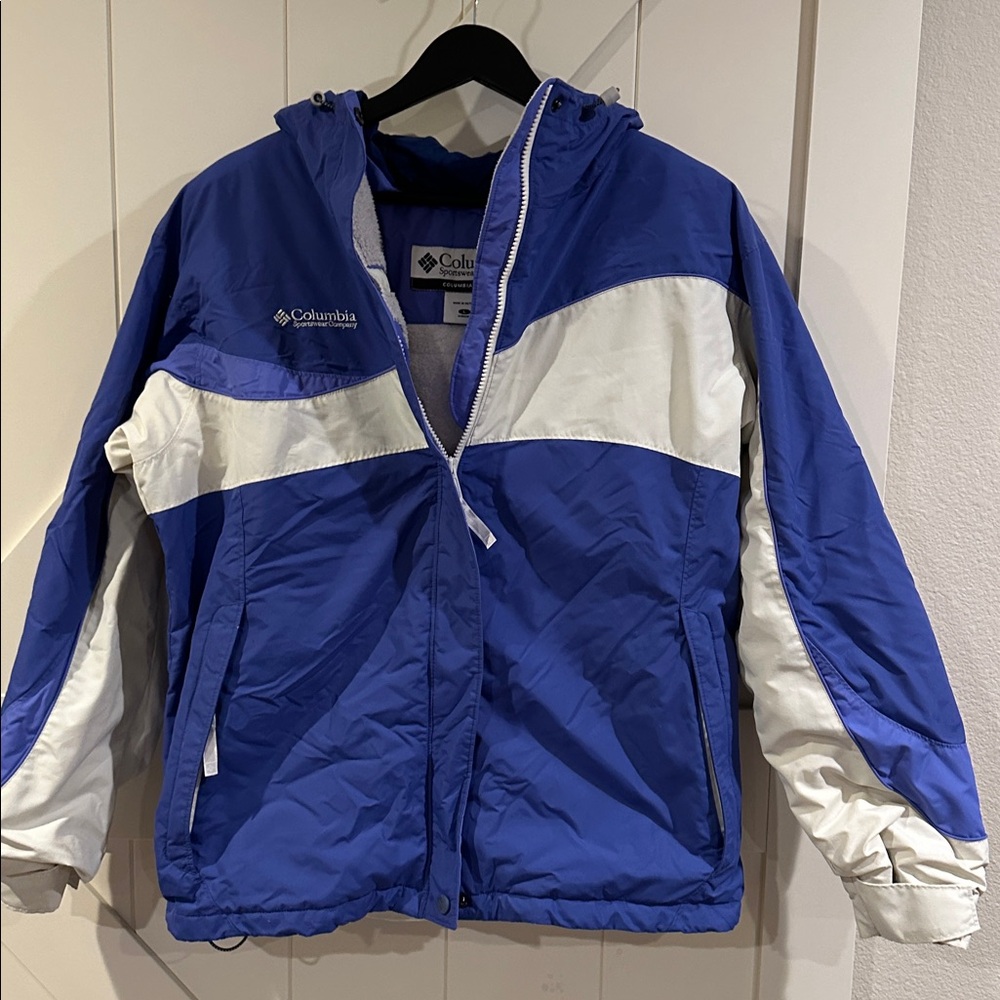 Columbia Two-Tone Blue and White Jacket